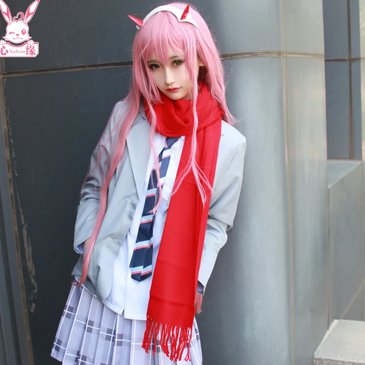 DARLING in the FRANXX 02 Zero два костюма на Хэллоуин карнавал аниме униформа для девочек