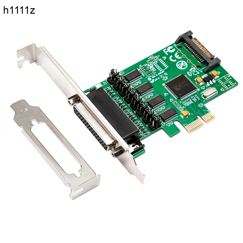 Последовательный адаптер с 4 портами RS 232 последовательный переходник DB9 PCI Express