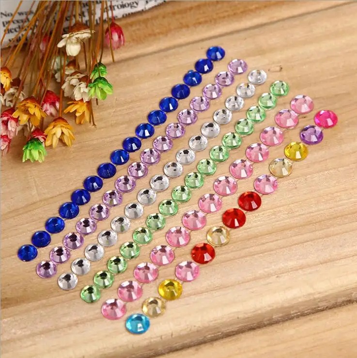 900 шт/бумага 4 мм цветные стразы наклейки аксессуары для телефона/ПК/автомобиля DIY