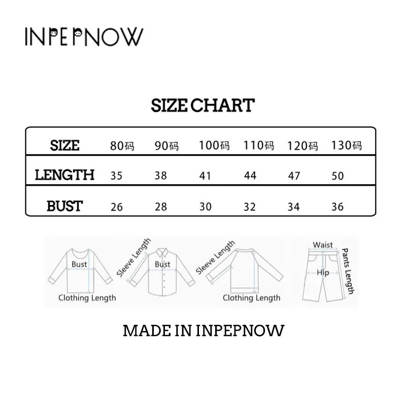 INPEPNOW/футболка с принтом животными для девочек летние модные детские футболки