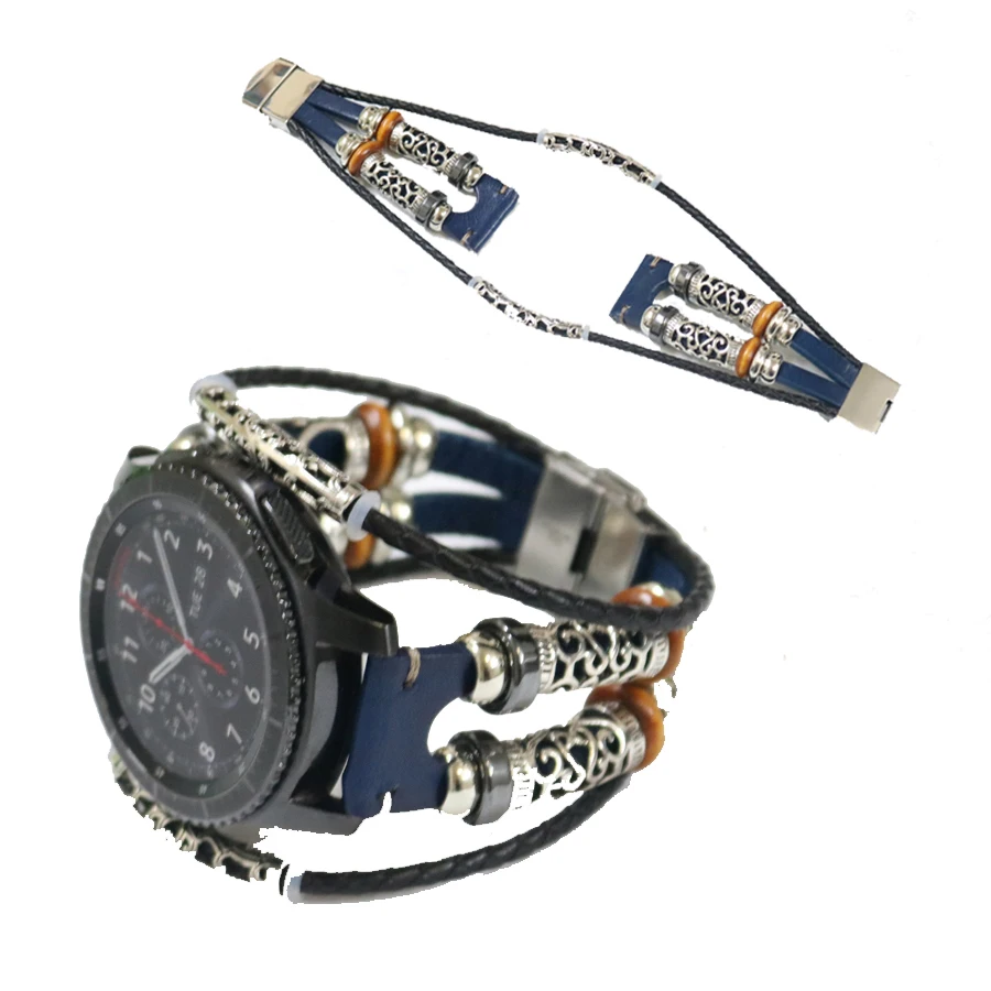 

For Amazfit Stratos Strap 22mm Watch Band Bracelet for Xiaomi Amazfit GTR 47MM/Pace Leather Bracelet for Samsung Galaxy Watch 46