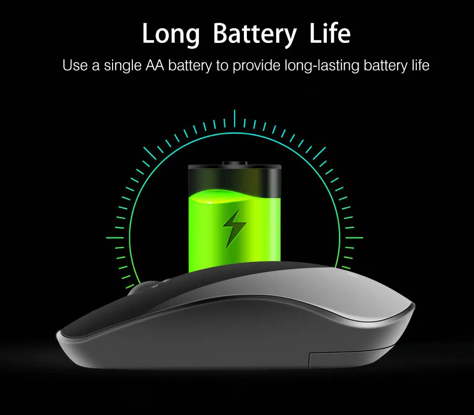 2,4G супер тонкий Bluetooth Беспроводная игровая мышь с usb-приемником Тихая Кнопка компьютерная оптическая мышь для ноутбука ПК ноутбук