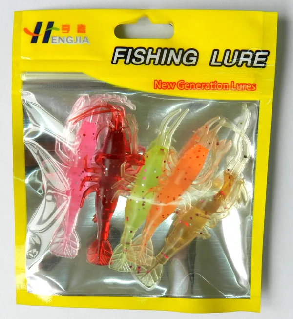 

HENGJIA 5PCS 8CM 25G 5 Colors Wobbler Fishing Soft Lure Silicon Rubber Fishing Lure Fishing Tackle