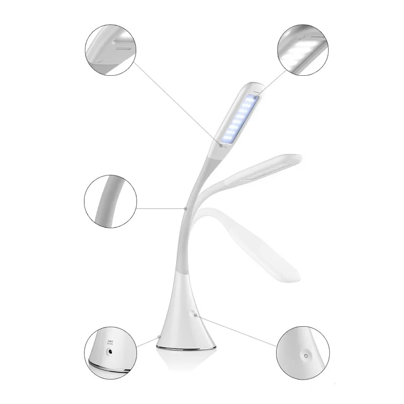 Творческий Светодиодный Настольные лампы холодный белый Цвет Температура