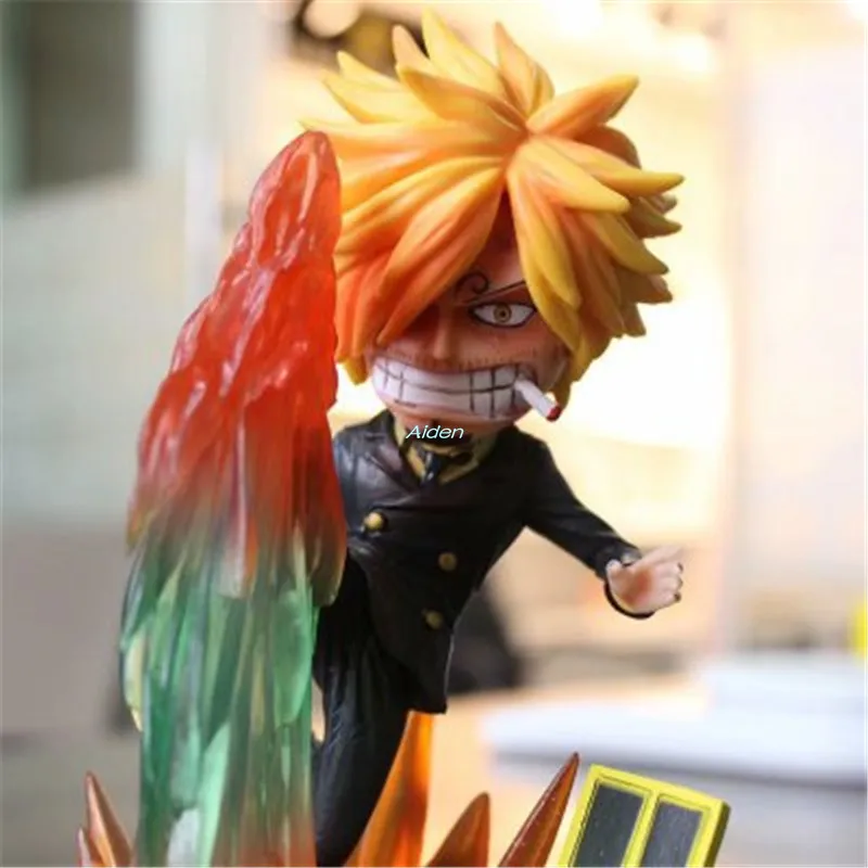 8 &quotЦельная соломенная шляпа Пираты шеф повара Vinsmoke Sanji VinsmokeFamily ПВХ фигурка