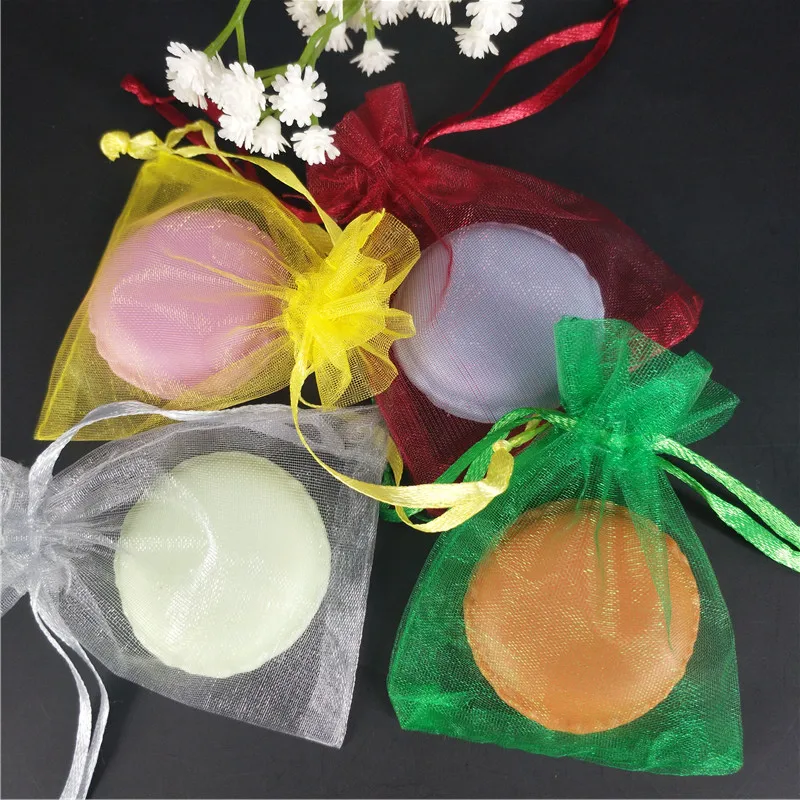 100 шт. сумки из органзы упаковка для ювелирных изделий 7x9 9x12 10x15 13x18 см свадебные