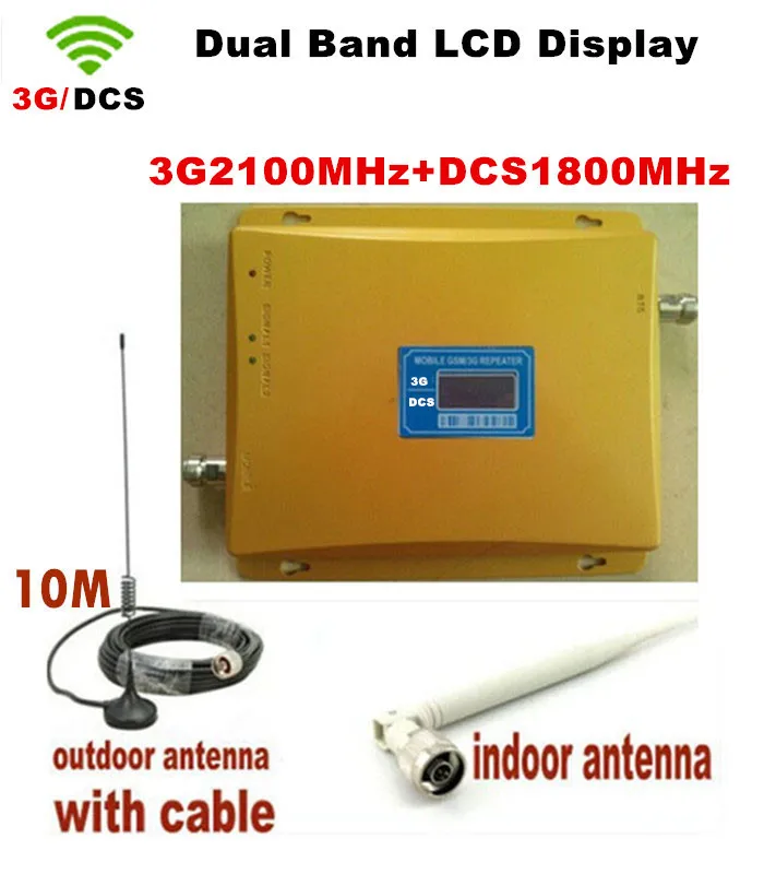 Лучшая цена! Новейший усилитель ЖК сигнала 3G 4G! DCS 1800 2100 для мобильного телефона GSM