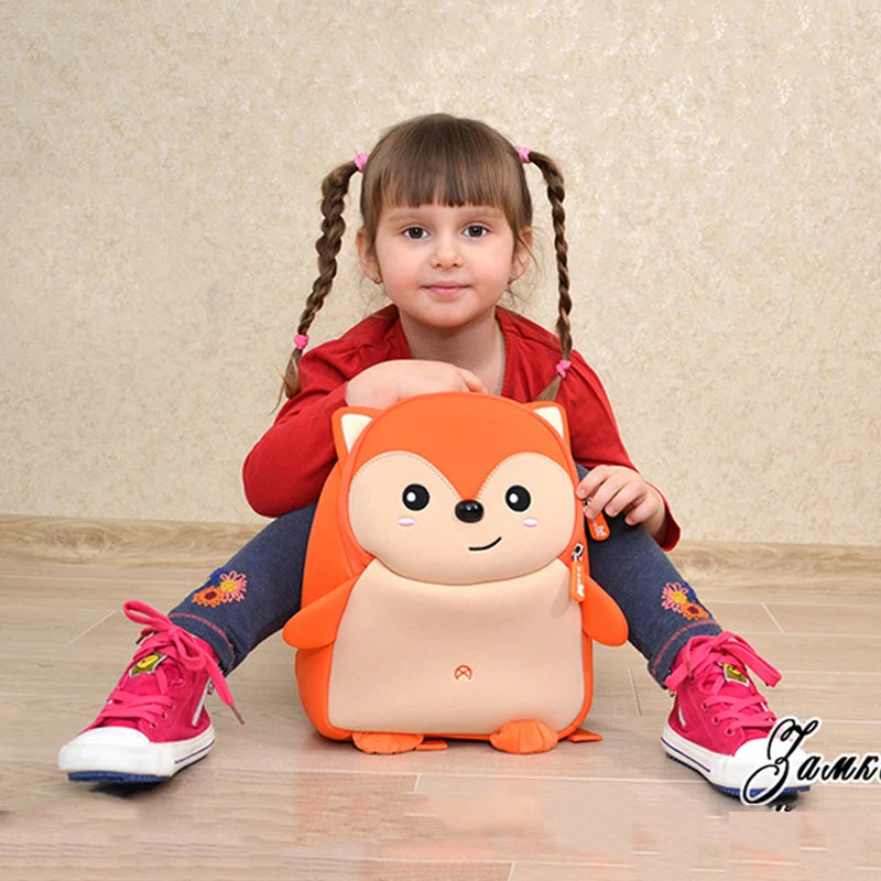 NohooToddler рюкзак с милыми мультяшными животными для девочек, школьная сумка для книг, детский школьный рюкзак для маленьких мальчиков и девочек возрастом от 2 до 7 лет