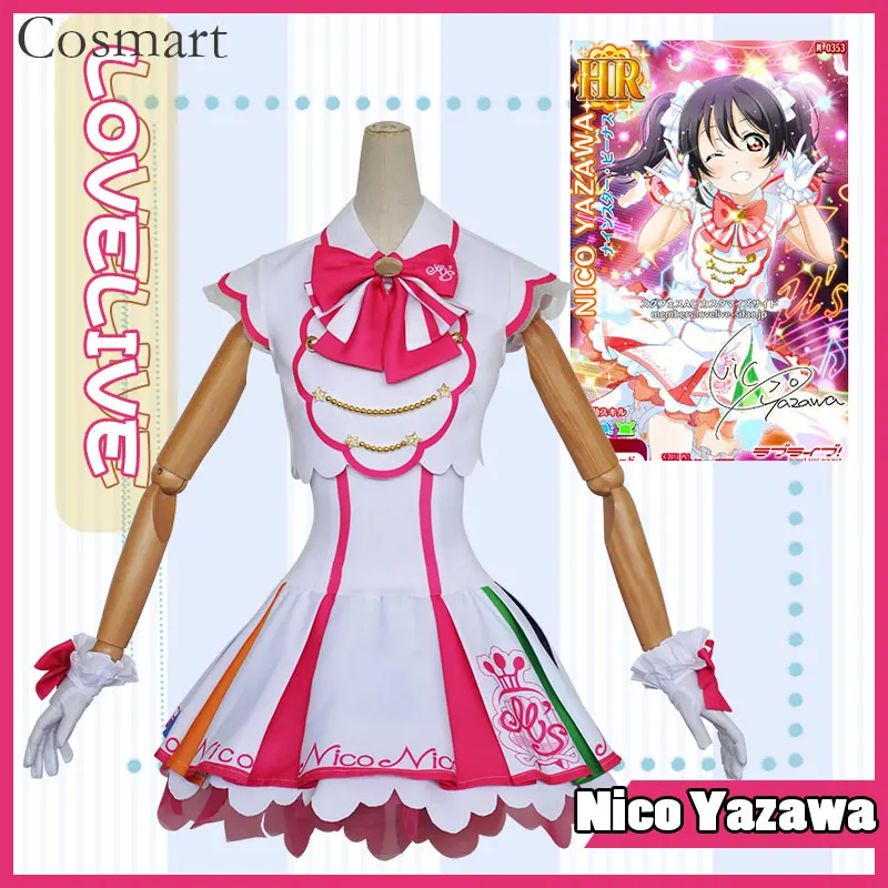 [Индивидуальное изготовление] аниме Lovelive! Нико Ядзава аркадная игра 4 косплей