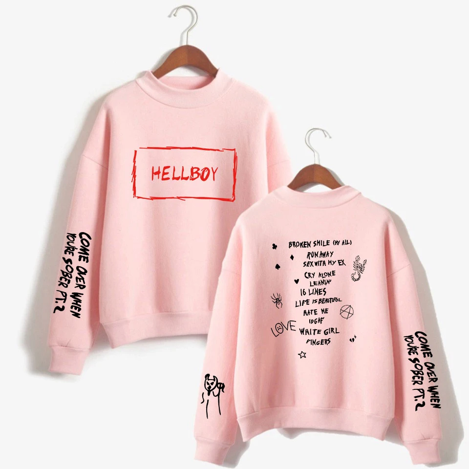Lil Peep Толстовка с принтом Мужская и женская одежда с длинным рукавом Весна хип-хоп толстовка Корейская уличная Мужская Уличная одежда