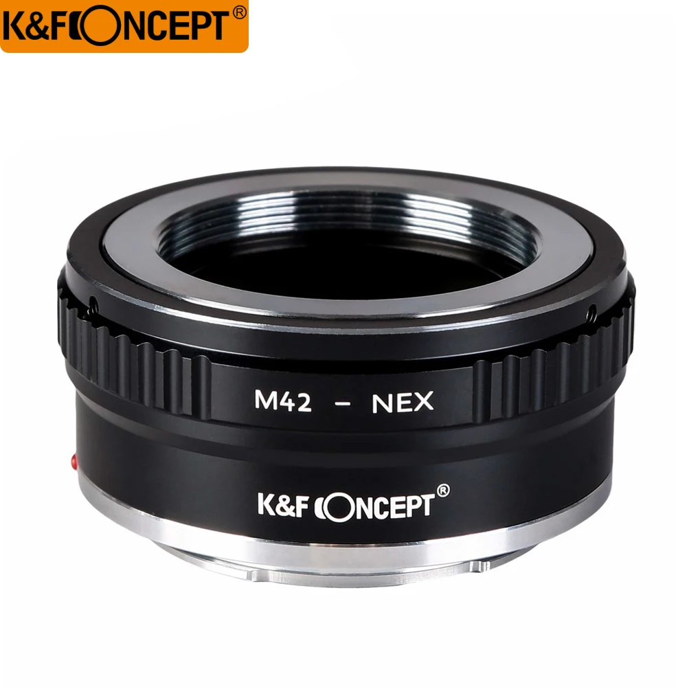 K& F Универсальный медный интерфейс высокоточное переходное кольцо объектива M42 объектив ко всему корпусу камеры sony NEX