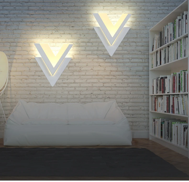 Светодиодный настенный светильник простые железные настенные лампы Wandlamp для коридора прохода лестничные светильники для ванной комнаты индивидуальные прикроватные лампы для спальни