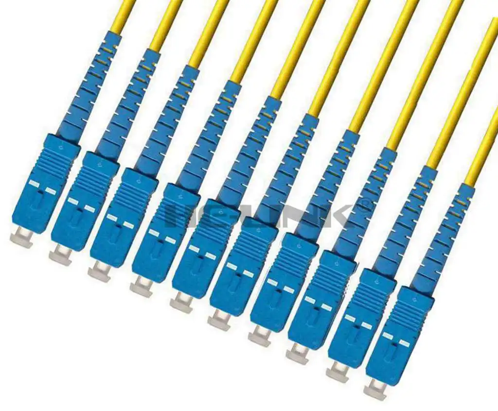 

LODFIBER 50M SC-SC Indoor Armored Singlemode 10 Strands Fiber Optic Cable Patch Cord 9/125