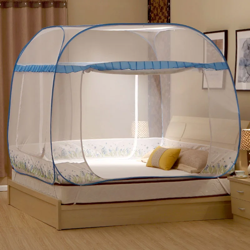 Большая летняя Портативная Складная сетчатая насекомое монгольская юрта навес