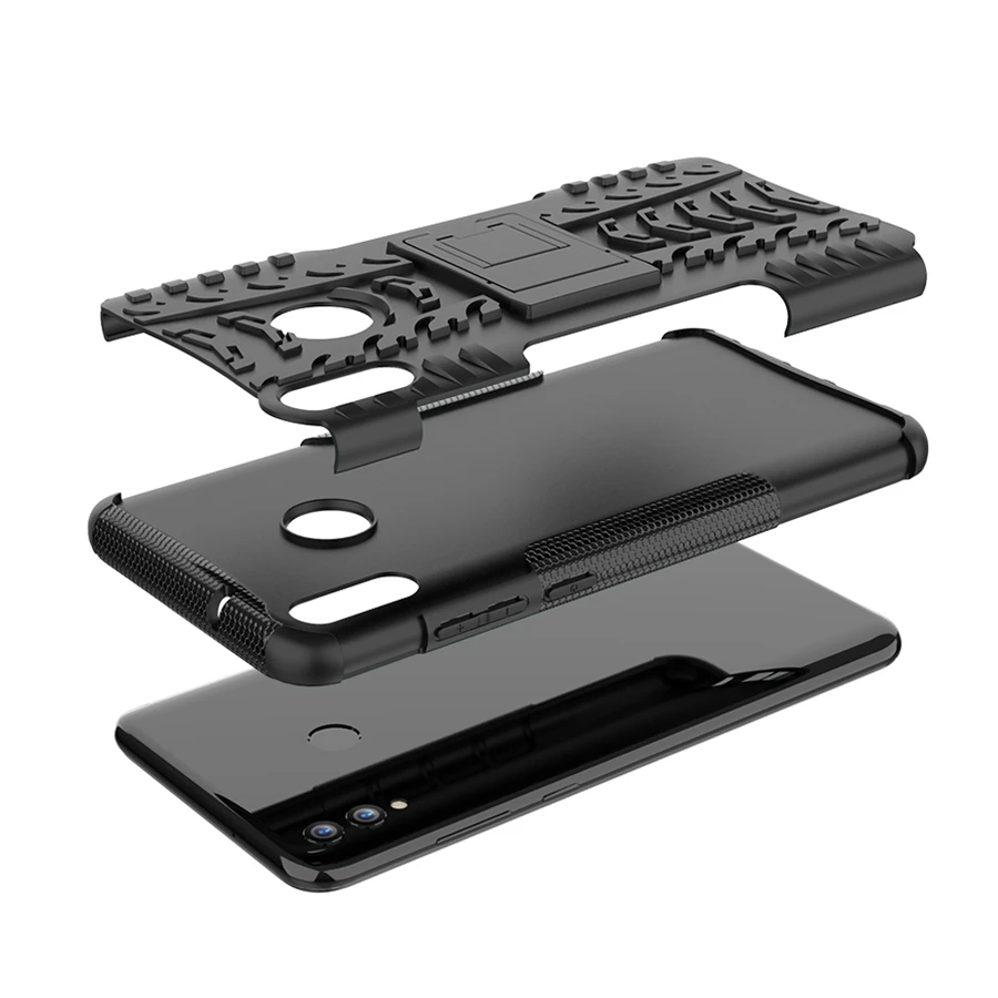 Для huawei Honor 8X 8C жесткий чехол панцири Heavy Duty резиновая силиконовые ТПУ телефонные