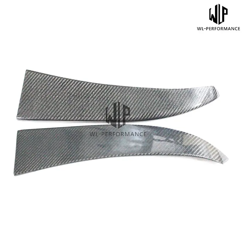 W205 карбоновое волокно заднего бампера боковые разветвители автомобиля Стайлинг