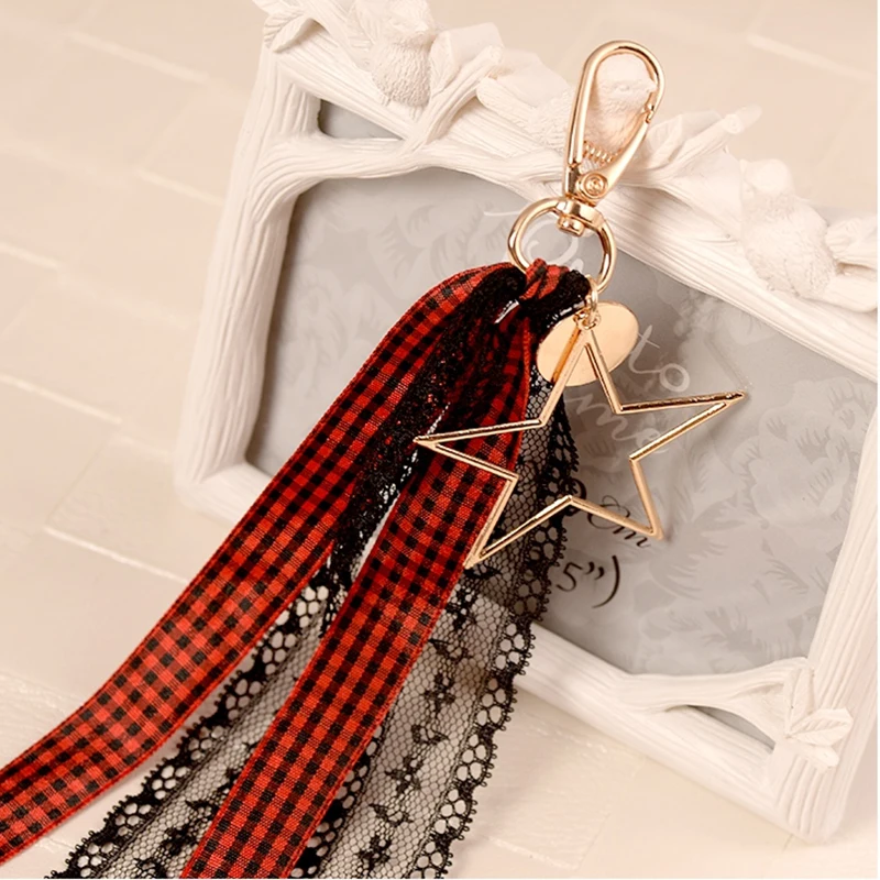Tidal Wave Ribbon Personality Originality Letter Ins Keychain Pants Decorations Men And Women Backpack Pendants FKJ | Дом и сад
