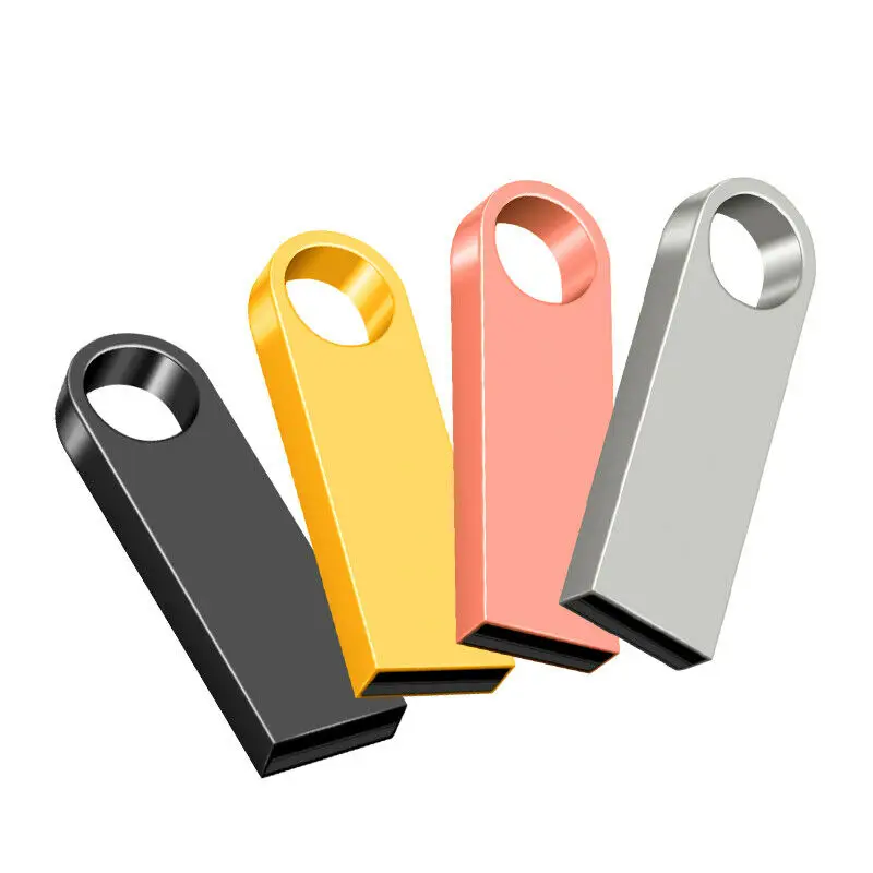 USB флеш-накопитель 2,0, 128 ГБ, металлический флэш-диск, серебристая флешка, 32 ГБ, 64 ГБ, 16 ГБ, u-диск, флеш-накопитель, 8 ГБ, флеш-карта памяти