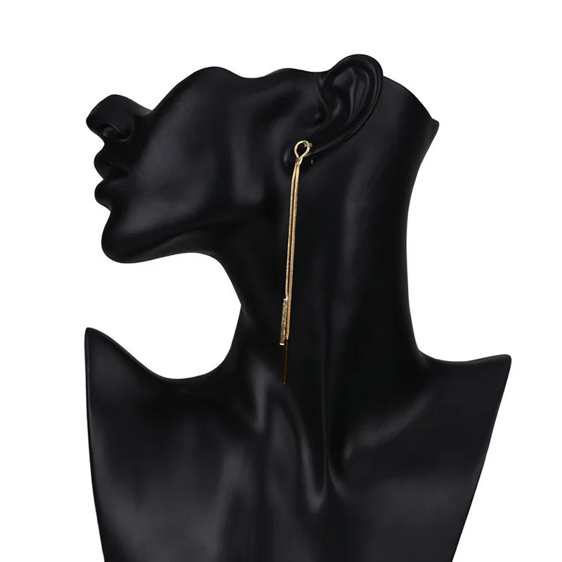 [JIMORE] длинные Кисточкой Серьги 2017 Новый Европейский Уха Ювелирных Изделий Сплава