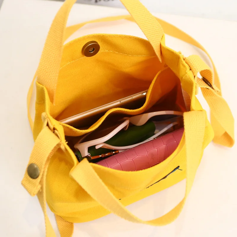 Женская Холщовая Сумка MIWIND мини сумка на одно плечо мессенджер через женская для