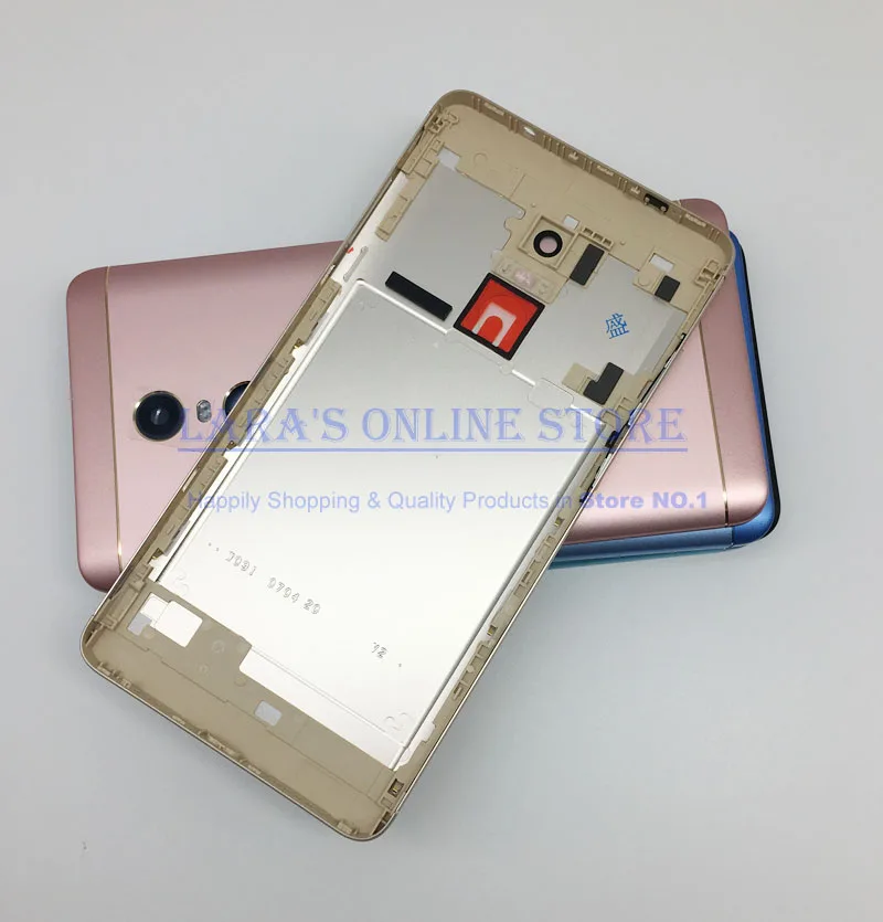 Оригинальный металлический задний корпус чехол для Xiaomi Redmi Note 4X крышка батареи с
