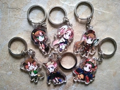 Комплект из 6/12 шт. подвеска для ключей с искусственными звеньями|keychain keyring|keyring