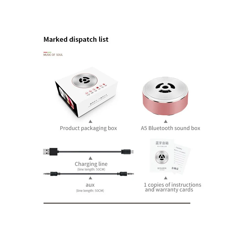Fansaco Беспроводной Bluetooth Динамик Портативный открытый мини sound Box громкий