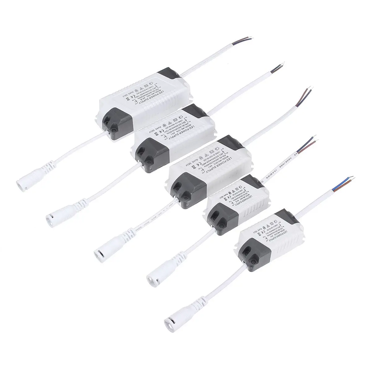 LED Driver Transformer Electronic Lighting Input Constant Current Powers Supply 3/4-7/8-12/13-18/19-24W 85-265V 1pcs