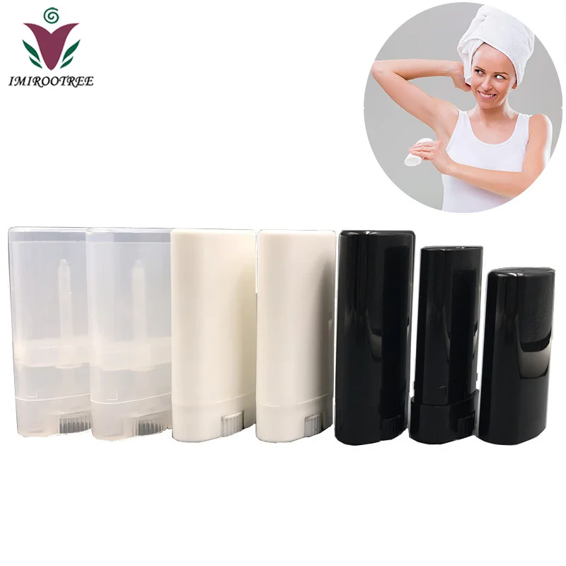 Прозрачные белые черные пустые овальные плоские трубки для самостоятельного