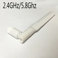 wifi antenna dual band 2 4ghz 5ghz 8dbi high gain omni rp sma connector white black color oars flat aerial new wholesale