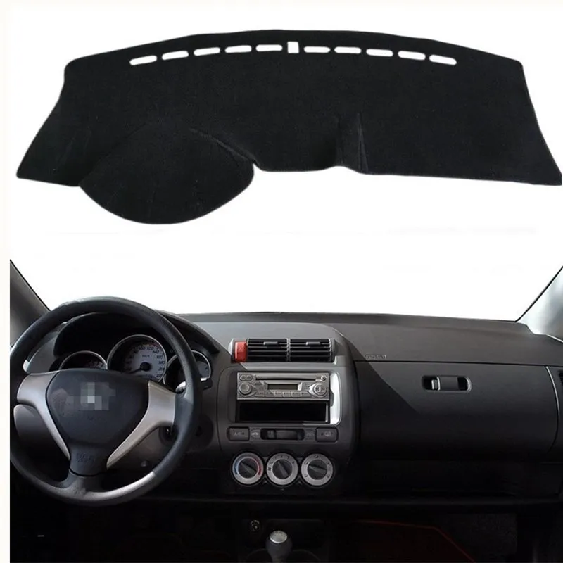 

For Honda Fit Jazz 2004-2007 Dashboard Cover Mat Dash Pad Anti-UV Sun Shade Auto Instrument Cover Carpet Car Styling Accessories