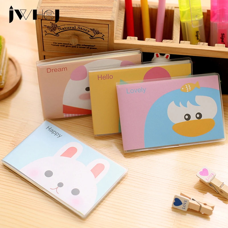1 шт. милый ПВХ оболочка водонепроницаемый портативный мини блокнот дневник