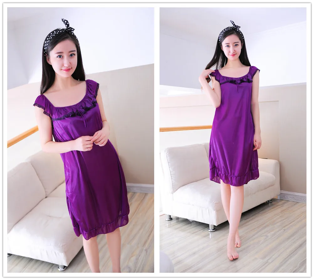 Кружевной жилет для девочек женская пижама пижамная ночная рубашка | Женская