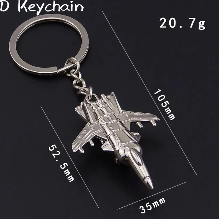 Милый Серебряный авиационный самолет брелок для ключей в виде самолета воздушный бой брелок для энтузиастов подарок для влюбленных высокое качество брелок 1 шт