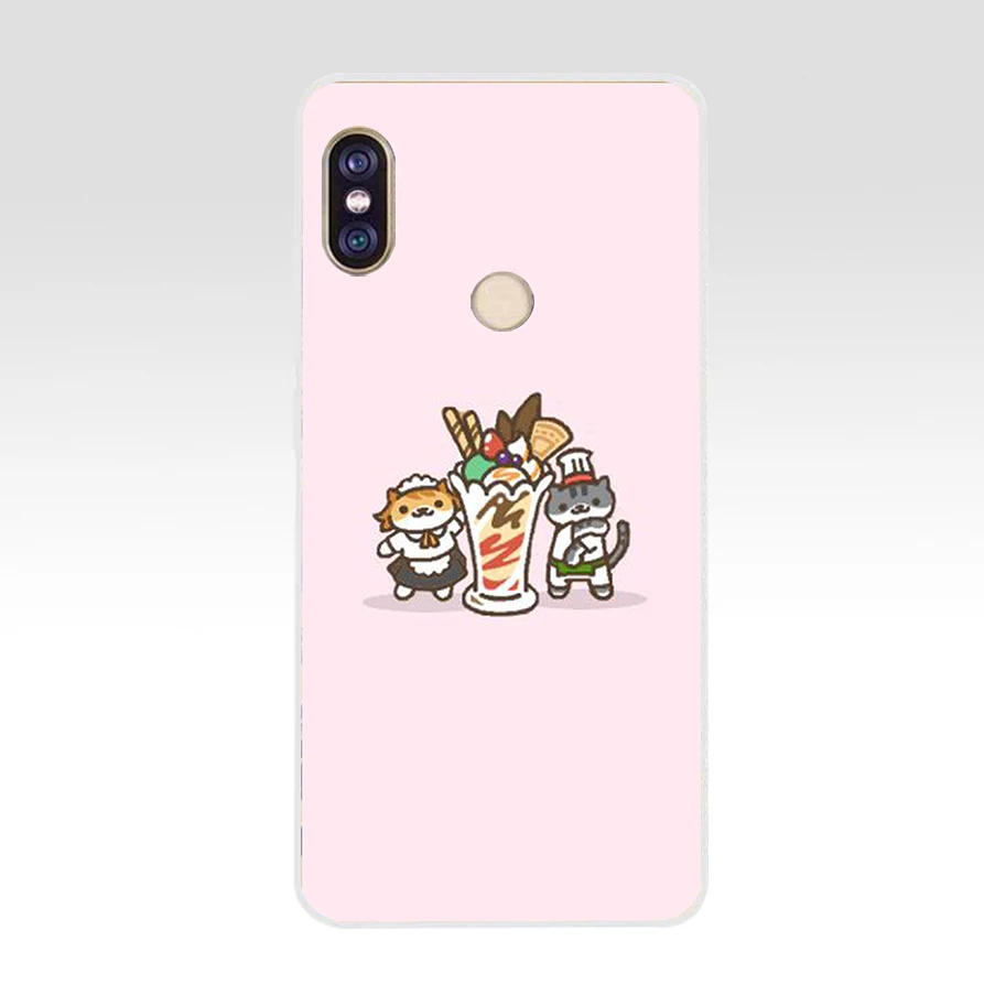 122AQ neko atsume Мягкий Силиконовый ТПУ чехол для телефона xiaomi redmi 6 pro note 5 plus 4 4x mi 8 |