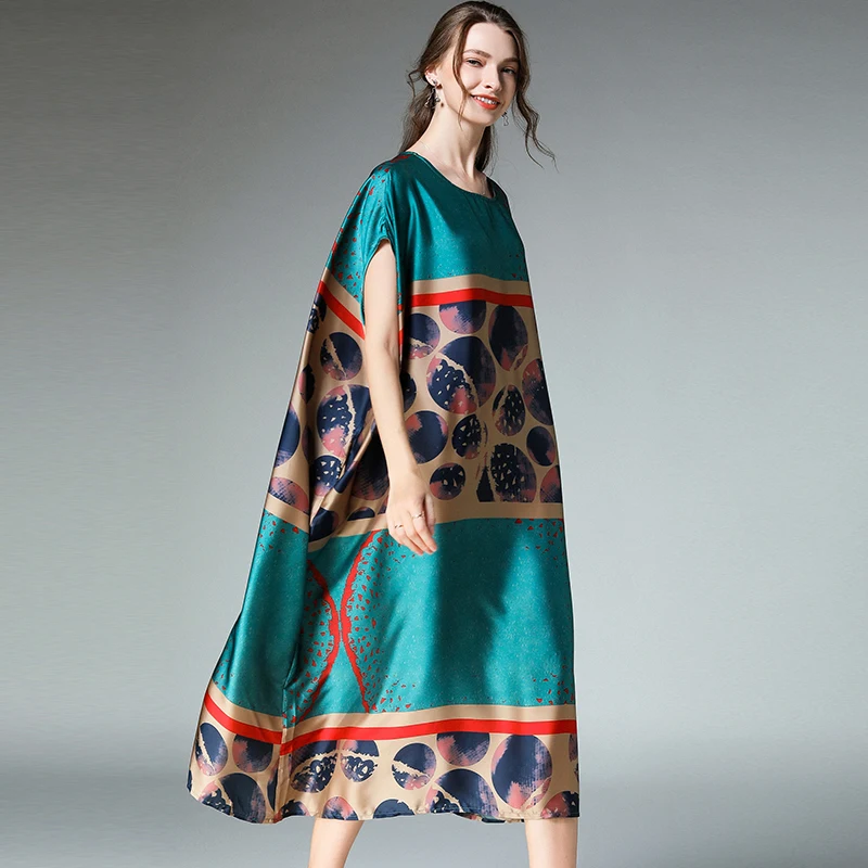 Женское платье большого размера с леопардовым принтом на лето 2019 | Женская одежда