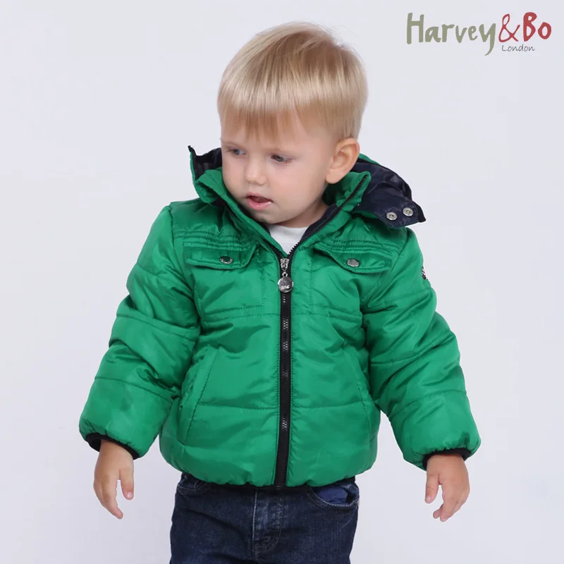 Детская осенняя хлопковая куртка с капюшоном для мальчиков и девочек|jacket coat for