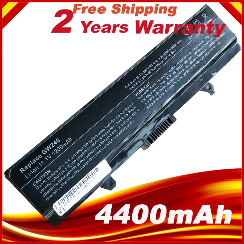 6cells Laptop Battery GW240 HP297 M911G For Dell Inspiron 1526 1545 1546 1440 1750 1525 Vostro 500 | Компьютеры и офис