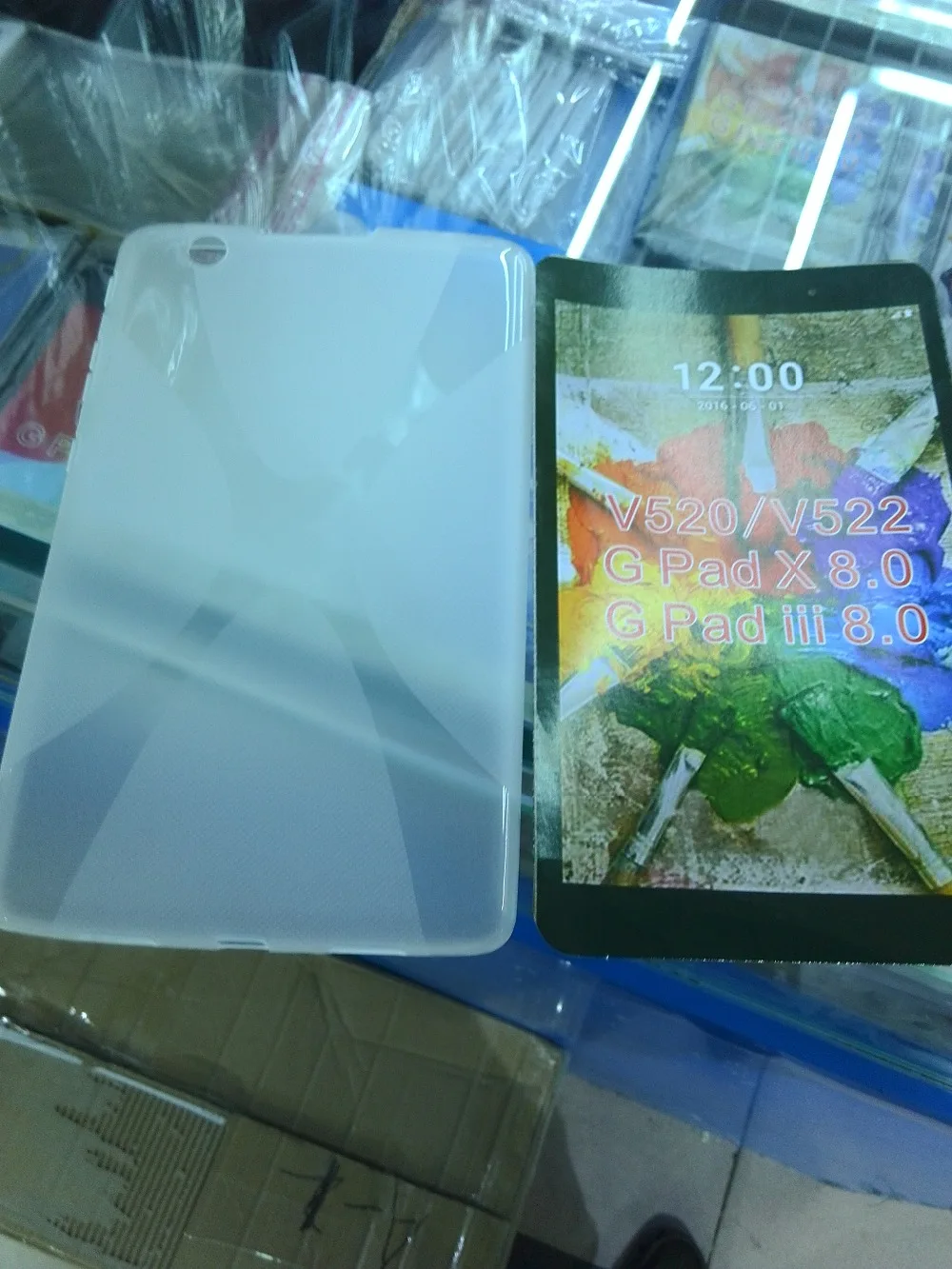 Ультратонкий Мягкий силиконовый защитный чехол X Line из ТПУ для планшета LG G PAD 8 0