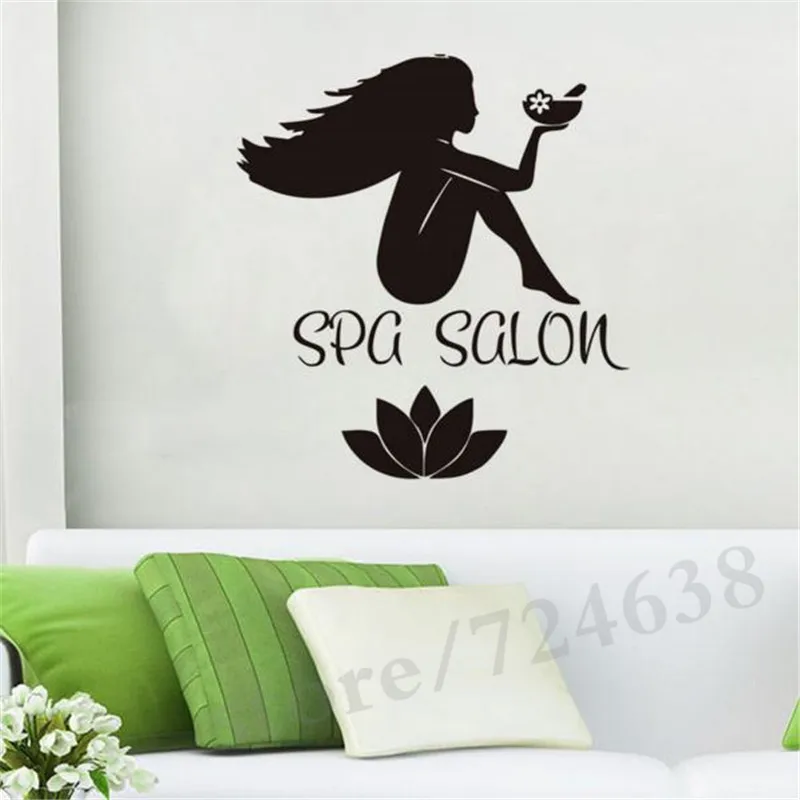 Стикеры на стену с изображением девушек и цветов модные стильные художественные