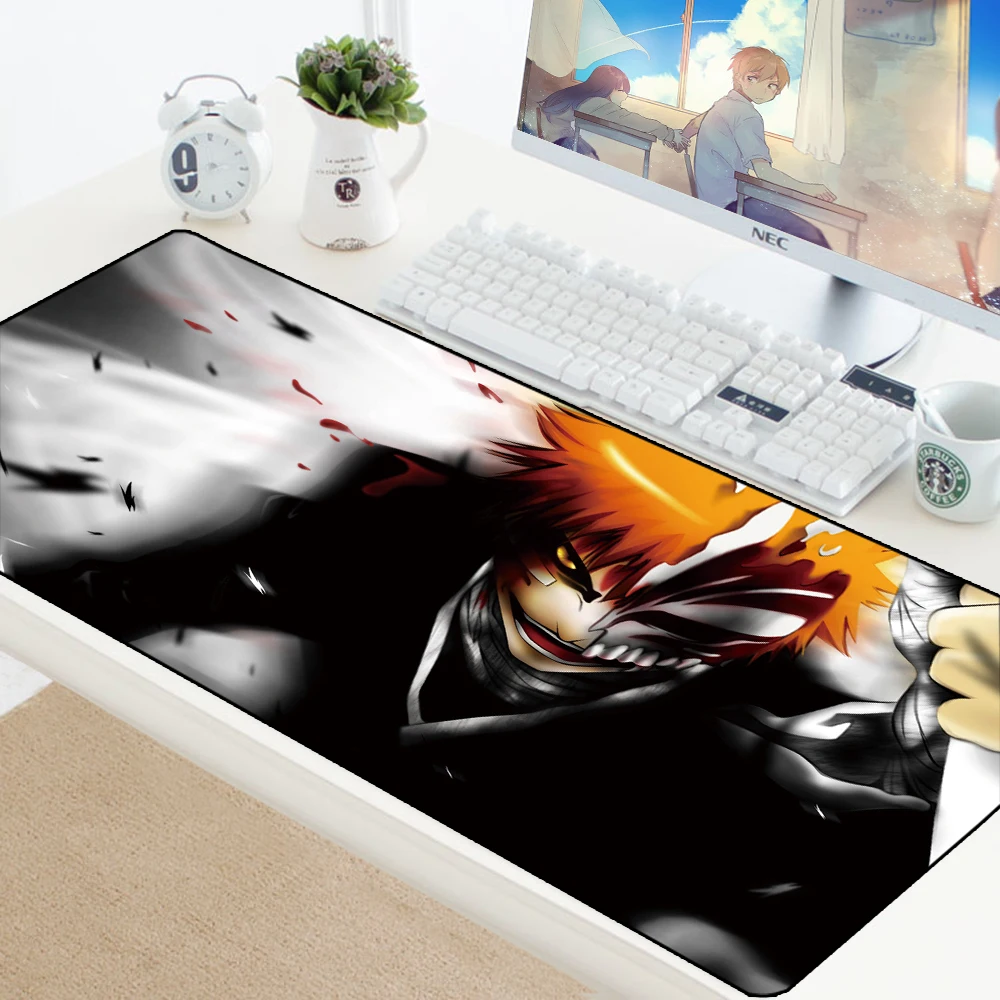 BLEACH Коврик для мыши геймерский резиновый коврик для мыши игровая клавиатура аниме большой XL Коврик Для Мыши Эргономичный защитный коврик для стола мультяшный коврик 700x400X2 мм
