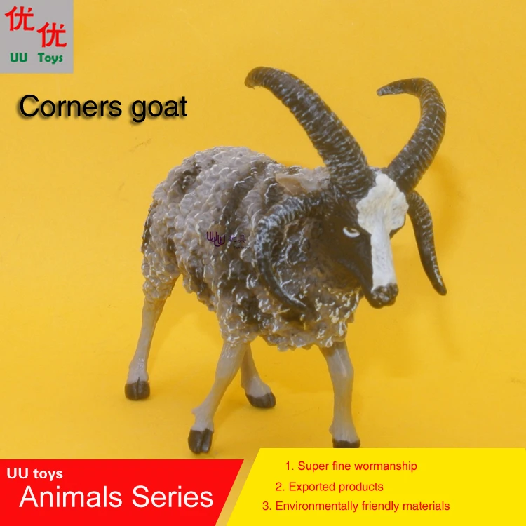 

Hot toys: Corners goat simulation model Animals kids toys children educational props