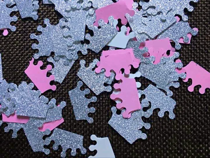 Ручная работа Серебряная блестящая корона Декор Принцесса Розовый Свадебный