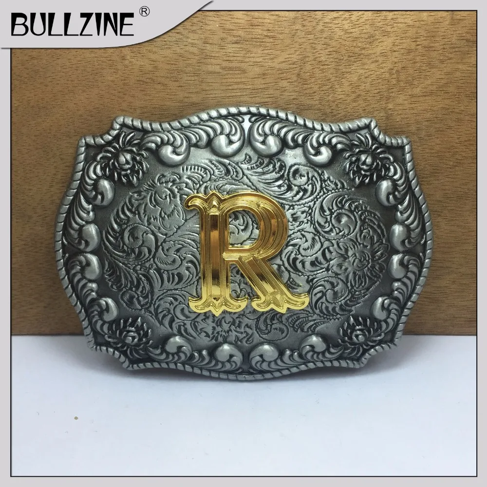 В Bullzine с буквой R пряжка на ремешке магическое Оловянное ожерелье и золотистой