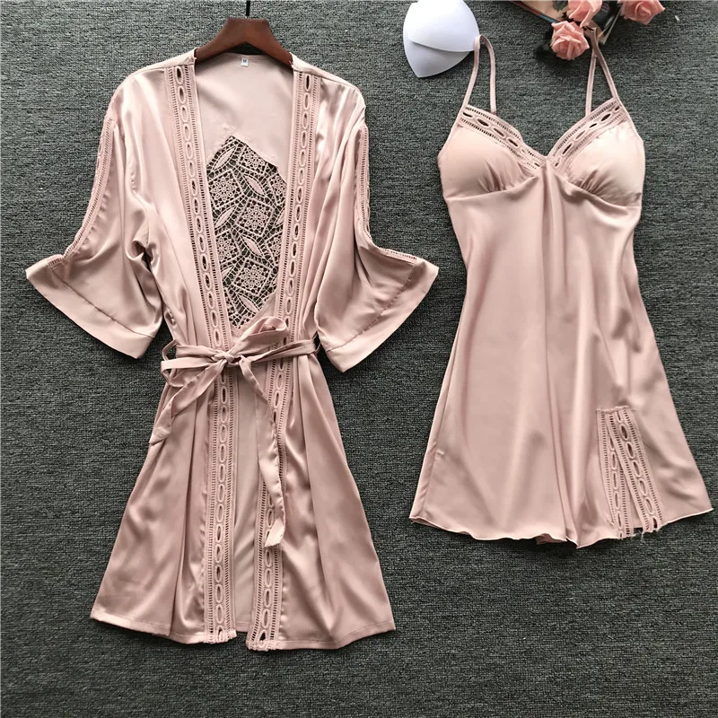 Летняя женская одежда из вискозы omen's юката ночная рубашка для сна пижама |