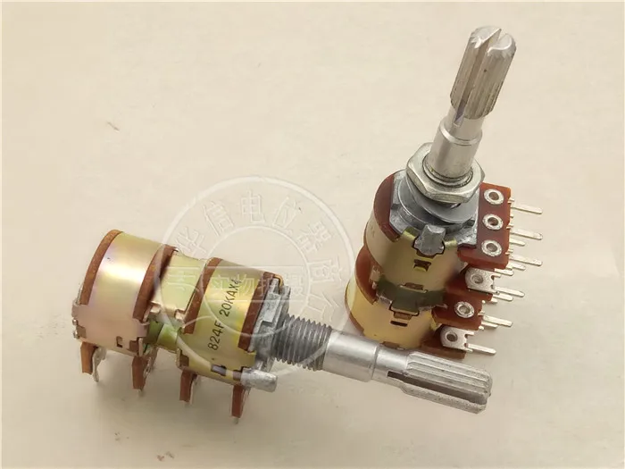 1 шт. для Тайваньского четырехканального потенциометра 16 типа A20Kx4/ручка с длиной