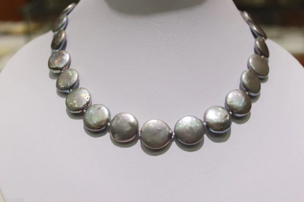 Ожерелье из пресноводного жемчуга 13 15 мм 17 дюймов|fine jewelry|jewelry necklacejewelry free shipping |