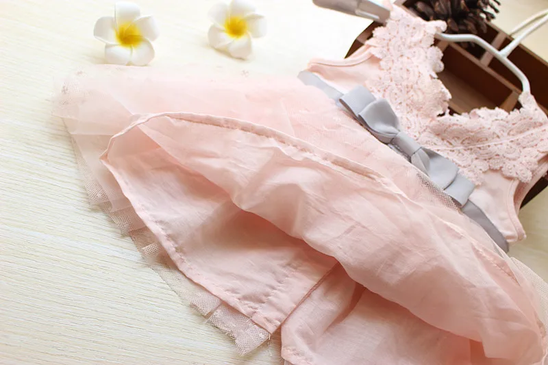 Roimyal girls dress 2018 New Lace baby girl clothes Princess Dress Sleeveless Children Festival bebe cute | Детская одежда и обувь