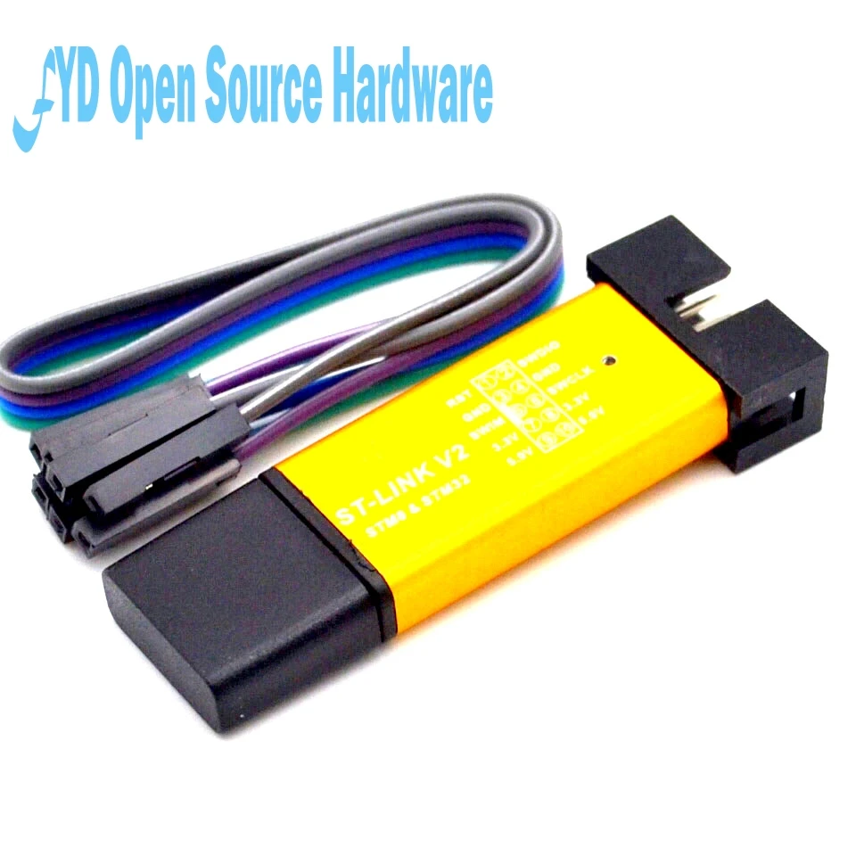 1 шт. ST LINK Stlink Link V2 Mini STM8 STM32 симулятор загрузки программатор программирования с