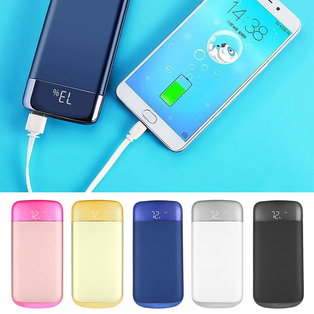 Для Xiaomi Iphone samsung Dual USB зарядка портативное зарядное устройство мини 30000 мАч банк